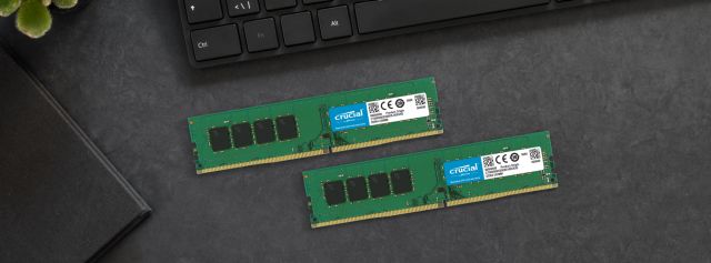 Ram 4Go DDR4 - Marque Crucial Barrette de Mémoire Vive Pour Ordinateur de  Bureau MM00137 - Sodishop
