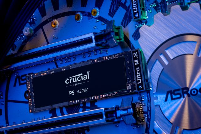  Crucial P5 1TB 3D NAND NVMe Internal Gaming SSD, up to 3400MB/s  - CT1000P5SSD8 : Electronics