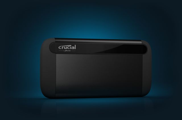 CRUCIAL - Disque SSD externe - X8 Portable - 1To - USB-C 3.1 (CT1000X8SSD9)