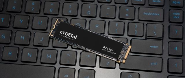 Disque dur SSD CRUCIAL P3 500 Go 3D NAND NVMe PCIe M.2