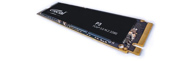 Disque dur ssd crucial p3 4 to 3d nand nvme pcie m.2 CT4000P3SSD8