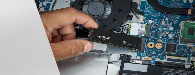 Crucial T500 1TB 2TB PCIE Gen4 NVMe M.2 Internal Gaming SSD, Up to