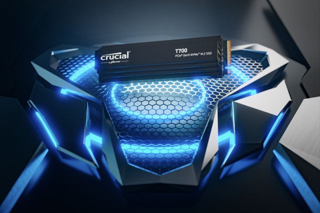 Crucial Preps T700 PCIe 5.0 SSD With Write Speeds Up To 12.4 GB/s