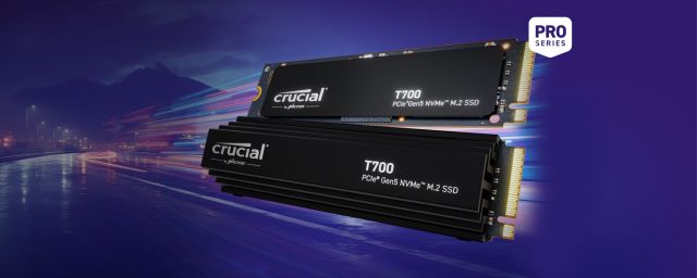 Crucial T700 2TB PCIe Gen5 NVMe M.2 SSD with heatsink | CT2000T700SSD5 |  Crucial EU