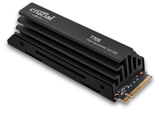 Crucial T705 4TB PCIe Gen5 NVMe M.2 SSD, CT4000T705SSD3